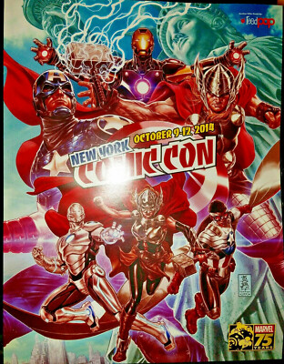 SDCC 2018 SOUVENIR BOOK COMIC CON EXCLUSIVE MONDO AVENGERS MARVEL RARE HTF