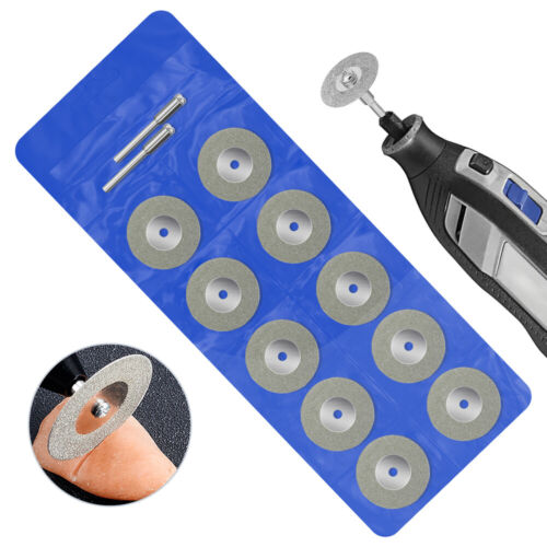 10 Stück Diamant Trennscheibe 35mm Glas Metall Schleifscheibe für Dremel Proxxon - Bild 8 von 9