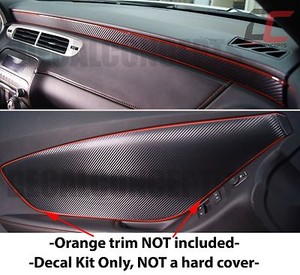 Details About 2010 2015 Camaro Carbon Fiber Interior Door Panel And Dash Trim Decal Kit Chevy