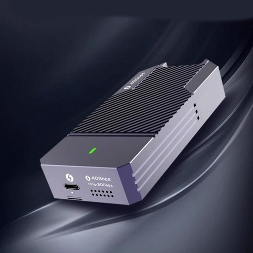40Gbps M.2 NVMe SSD Enclosure PCIe3.0x4 USB C Aluminum External Adapter - Afbeelding 7 van 8