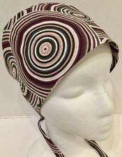 Lined Medical Scrub Cap Surgery Chef Veterinarian Anesthesiologist Dental Hat