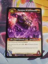 Therazane the Stonemother #171 2010 World of Warcraft TCG: War Elements 