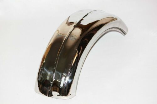 LAMBRETTA GP & LI SERIES 3 POLISHED STAINLESS STEEL REAR MUDGUARD - Picture 2 of 3