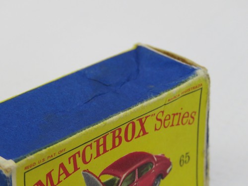 De colección 1962 Lesney Matchbox #65 Jaguar 3.8 sedán 3.4 litros berlina con original Caja - Imagen 10 de 13