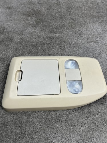 04-08 Ford F-150 Overhead Console Cubby W/Map Lights & Storage 1 Piece OEM Tan - Picture 13 of 18