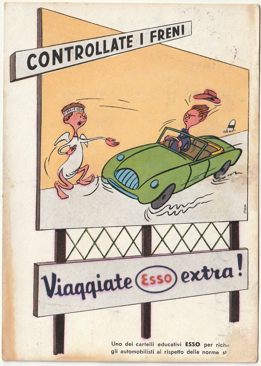 PUBBLICITARIA - ESSO - VIAGG. 1953 -11185-