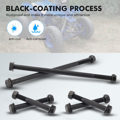For Yamaha Blaster 200 Upper & Lower A-Arm Bushing Bolts Kit Carbon Steel - Picture 5 of 9
