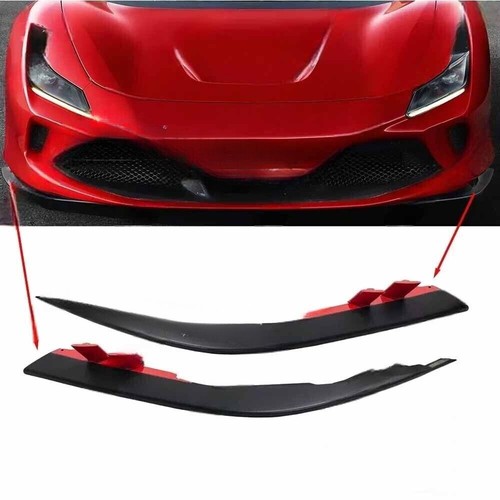 Carbon fiber spoiler front lip For Ferrari F8 Front Spoiler kit - Picture 1 of 2