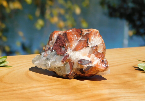 Calcit Tri-Color Klar Orange Rot 172g Chakra Energie Heilung Meditation Display - Bild 1 von 11