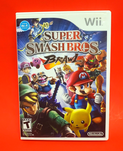 Super Smash Bros. Brawl (Nintendo Wii, 2008) w/ Manual Fully Tested Ex. Cond. - Picture 6 of 12
