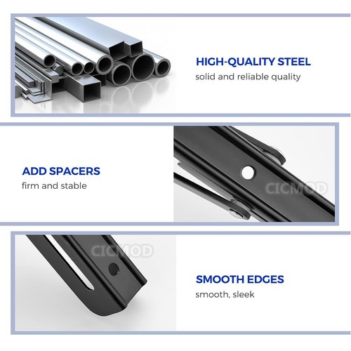 2-20PCS Folding Shelf Bracket Heavy Duty Foldable Shelf Bracket Wall Mountain UK - Picture 16 of 24