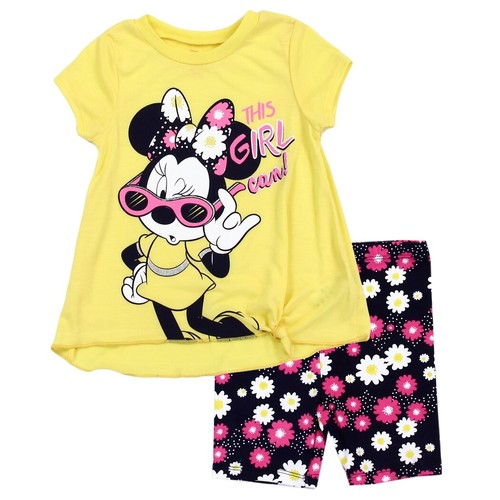 Juego de pantalones cortos y bicicleta de 2 piezas para bebés Minnie Mouse ☆ 12-24 meses - Imagen 5 de 5