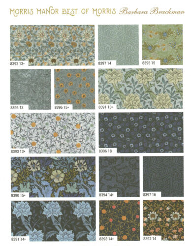 Morris Manor Moda Layer Cake 42 100% Cotton 10" Precut Quilt Squares - Picture 5 of 6
