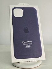 Genuine Apple iPhone 14 Plus Silicone Case w/Magsafe - Storm Blue - New