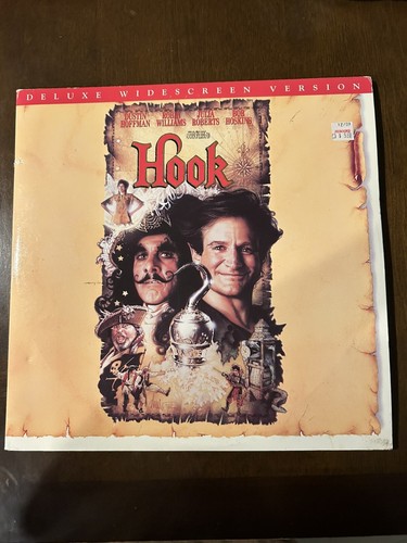 Hook (Laserdisc Deluxe Widescreen Edition LD) Robin Williams Steven Spielberg - Picture 1 of 2