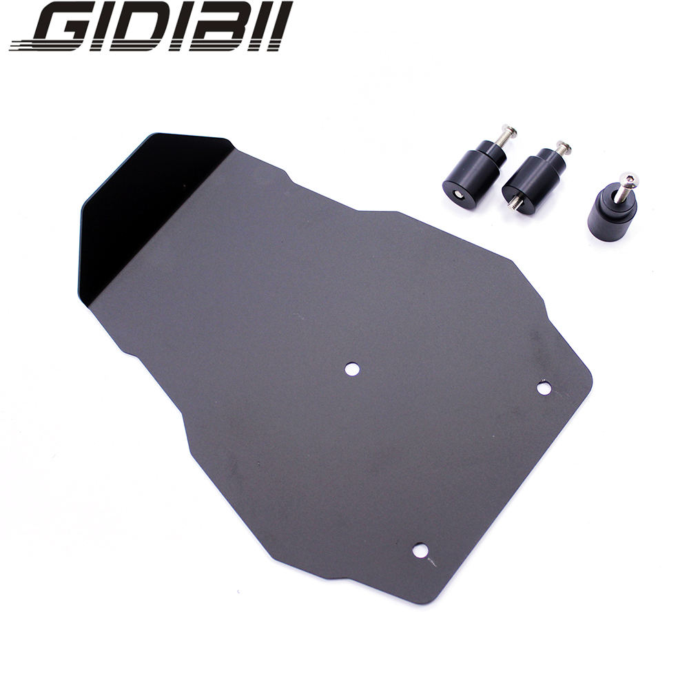 Black Number Plate Splash Guard License Plate Holder For BMW R 1200 GS