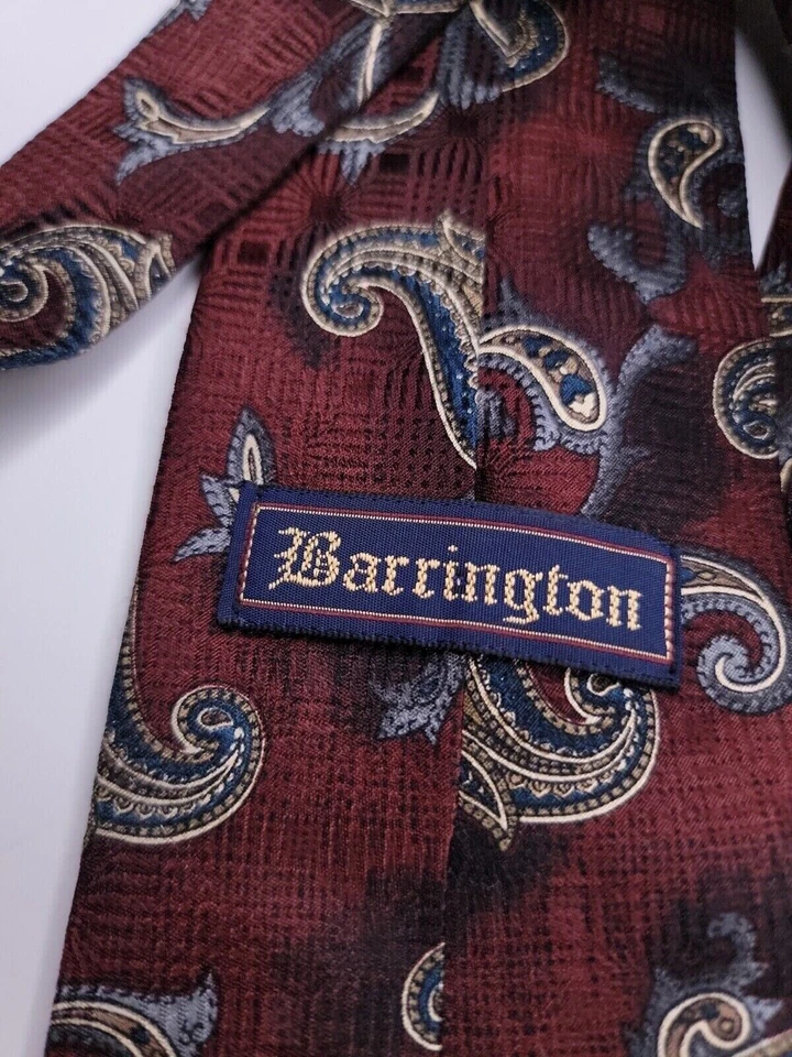 Corbata formal Barrington para hombre 56"Lx3,75"W marrón Foto 3 de 4