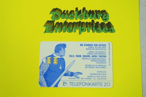 Telefonkarte SIGURD K 930 Motiv Nr. 2 von 1992 Hethke Verlag 161571 - Bild 2 von 2