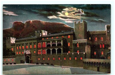 S03-9666, MONACO, LE PALAIS DU PRINCE, VINTAGE POSTCARD