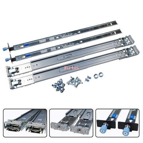 Kit de riel deslizante dinámico 2U CCY73 T4Y2K para Dell R540 R740 R740XD XE2420 - Imagen 23 de 23