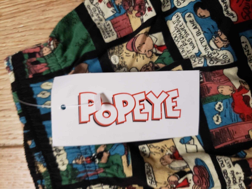 Popeye The Sailorman Vintage 2008 Men's Boxer Shorts Comic Large New W Tags - Picture 3 of 7