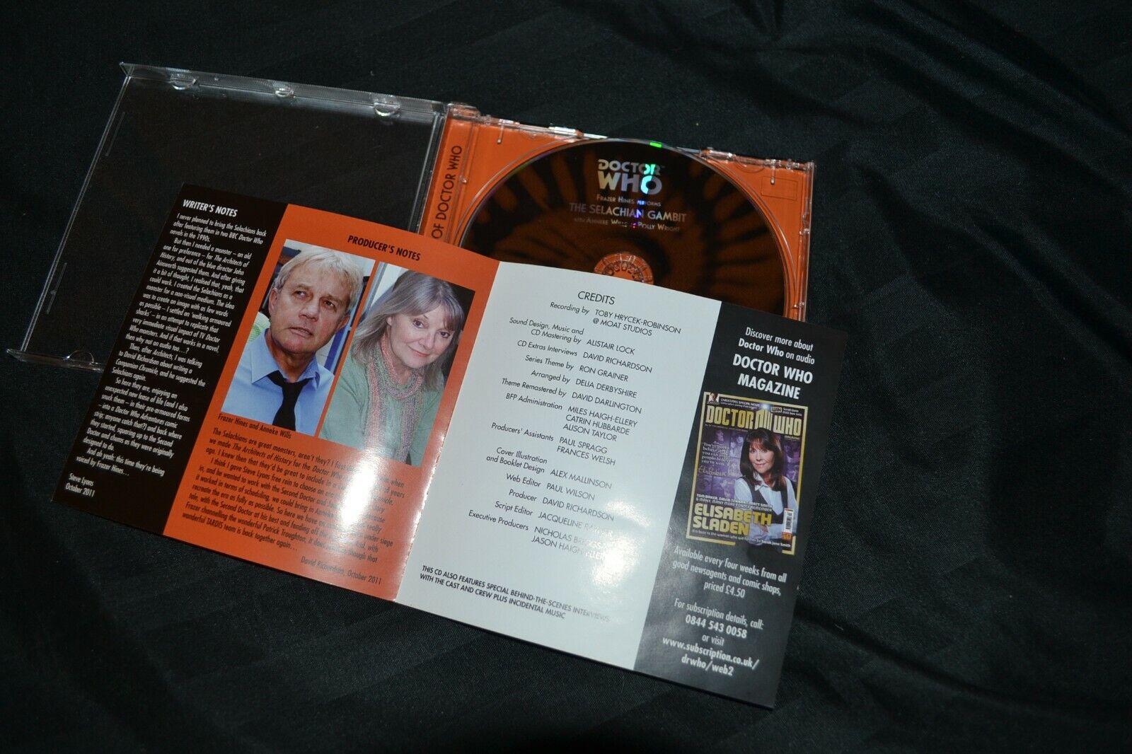 Companion Chronicles 6.08 The Selachian Gambit (Doctor Who) Audiobook CD (2nd) - Picture 6 of 6