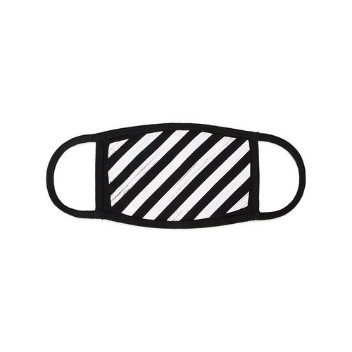 Off-White Modedesigner Baumwolle Halb Gesichtsmasken Tuch Waschbar Mundbedeckung - Bild 13 von 27