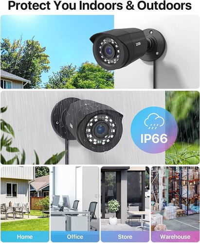 ZOSI 8CH CCTV Home Security Camera System 1080P 4in1 DVR 3000TVL Day Night 2.0MP - Picture 2 of 14