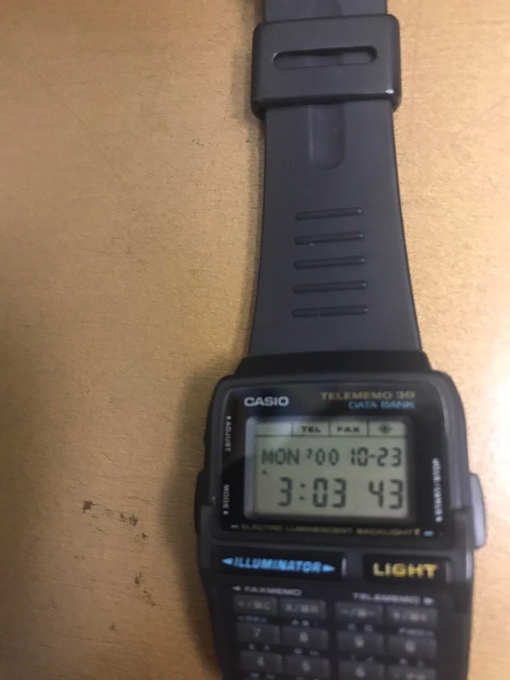 RELOJ CASIO DATA BANK CALCULADORA VINTAGE DBC-30 Foto 2 de 4