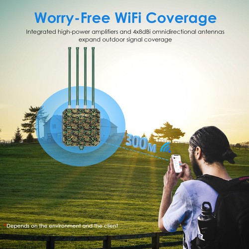 AX3000 Outdoor WiFi Extender Long Range WiFi 6 Wireless Access Point Booster - Picture 5 of 8