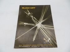 1981 VORTECNOLOGY Vortec Corporation Brochure Blow Off Air Flow Amplifiers