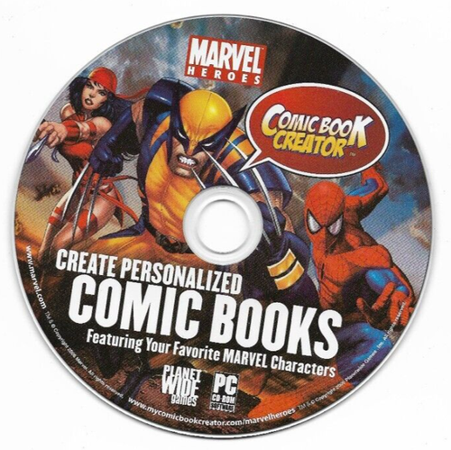 Marvel Heroes Comic Book Creator PC CD-ROM Interactive Image Software 2006 - Picture 6 of 13