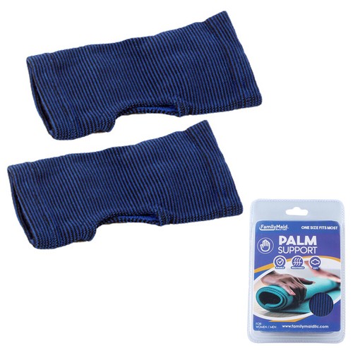 2 Pc Palm Wrist Hand Brace Elastic Carpal Tunnel Tendinitis Pain Relief Support