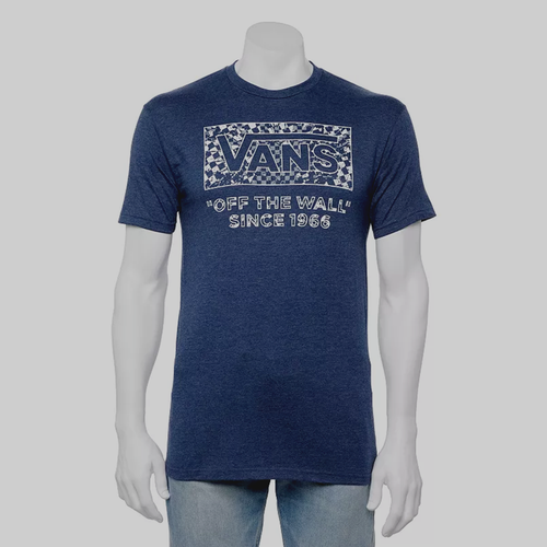 Camiseta de manga corta Vans Cracked Checker para hombre - grande - nueva con etiquetas - Imagen 3 de 3
