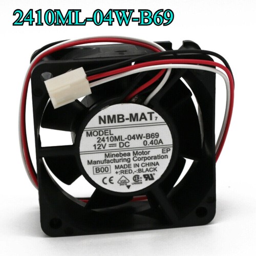 For NMB-MAT 2410ML-04W-B69 Server Cooling Fan Fast Shipping 12V 0.40A 6025 3Pin - Afbeelding 1 van 2