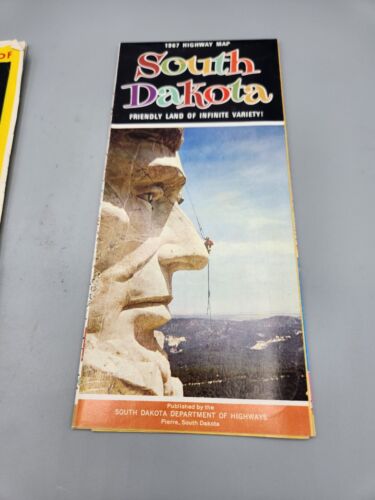 Vintage South Dakota 1946 And 1967 Highway Maps. - Imagen 3 de 3