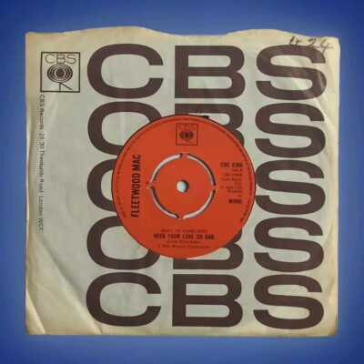 Fleetwood Mac Albatross Vinyl 7'' Single 45 RPM 4 Prong CBS 1973 Ex