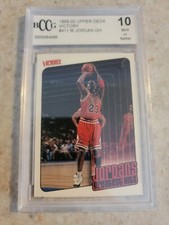 Michael Jordan 1999-00 Upper Deck Victory BCCG Gem Mint 10 Chicago Bulls 