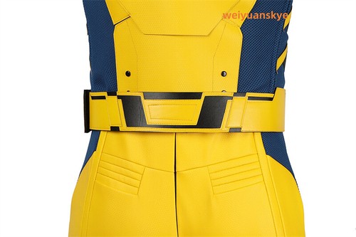 Wolverine Cosplay Costume Outfit Deadpool 3 Halloween Accessories Full Set Lot - Picture 11 of 42
