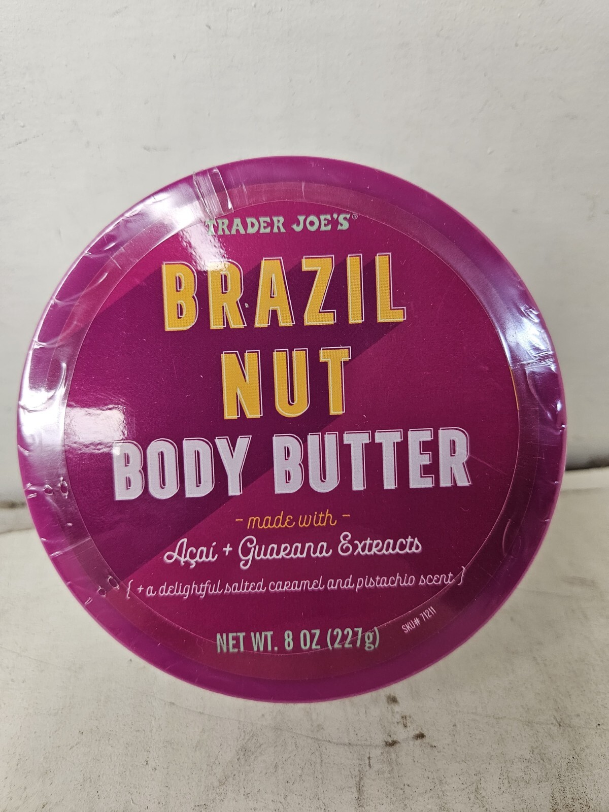 TRADER JOE'S ’s BRAZIL NUT BODY BUTTER MOISTURIZING CREAM 8oz JAR eBay