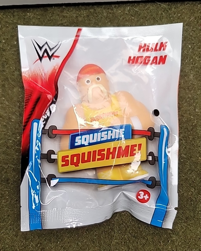 WWE Squishie Squishme! - Hulk Hogan Wrestling Figur Sealed Hulkamania