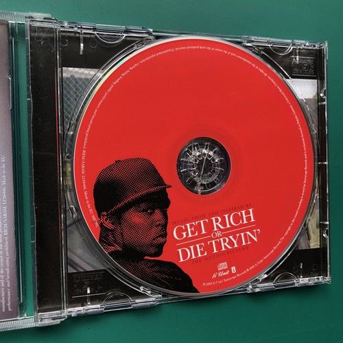 50 Cent GET RICH OR DIE TRYIN Thug Rap Gangsta Film Soundtrack OST CD Dr Dre NM - Picture 4 of 12