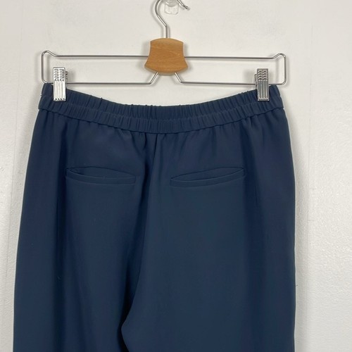 J.Crew Joggers Dressy Stretch Womens 0 Elastic Waist 4 Pocket Relaxed Fit Pants - Foto 6 di 8