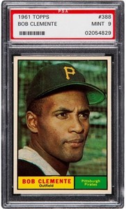 1961-Topps-Roberto-Clemente-388-HOF-PSA-9-Mint-Only-2-Higher