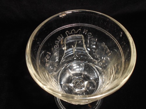 1776 - 1976 200 Jahre Pressglas 6 Unzen Kelch oder Löffel - Bild 3 von 4
