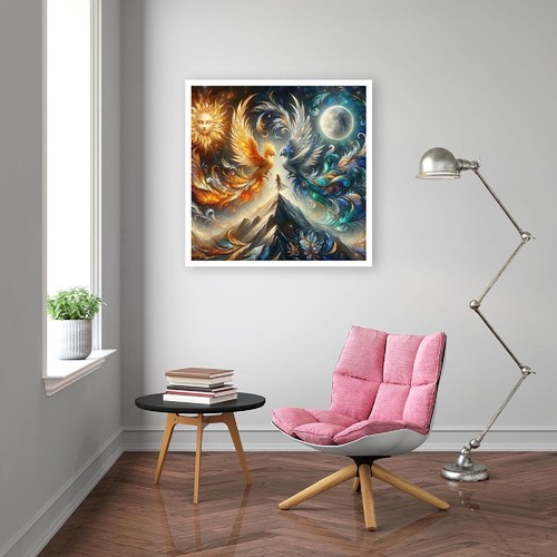 5D Phoenix Diamond Painting Art Kits for Adults Full Round Drill Gem Art - Picture 7 of 9