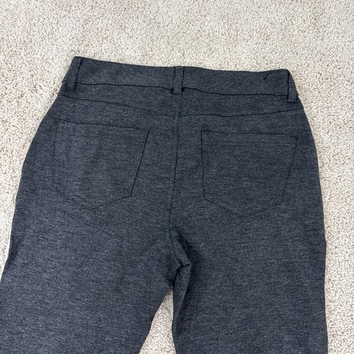 One 5 One Women's Stretch Jeggings Size 8 Gray Zip Stretch Knit Pants - Picture 12 of 12