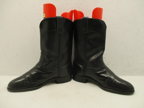 Botas de Vaquero Laredo Cuero Negro Roper Mujer Talla 5.5 M Estilo 31449 - Imagen 5 de 13
