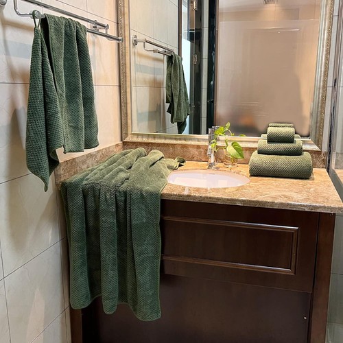 29x59 Inch Extra Large Bath Towels Set of 6 Quick Dry Super Soft - Picture 4 of 7