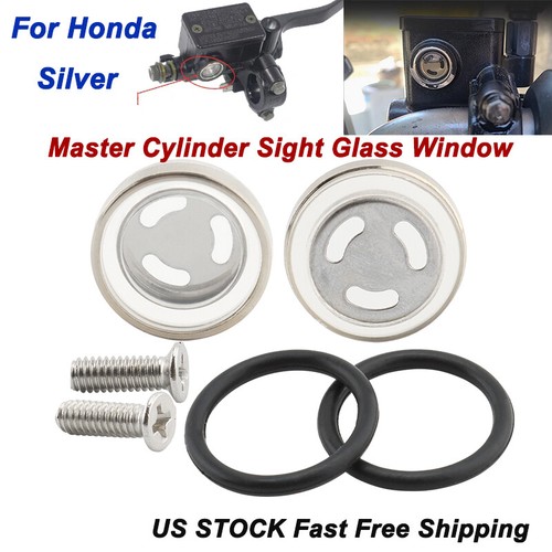 Master Cylinder Sight Glass Window For Honda Magna VF500 700 750 1100 Shadow VT - Picture 1 of 16